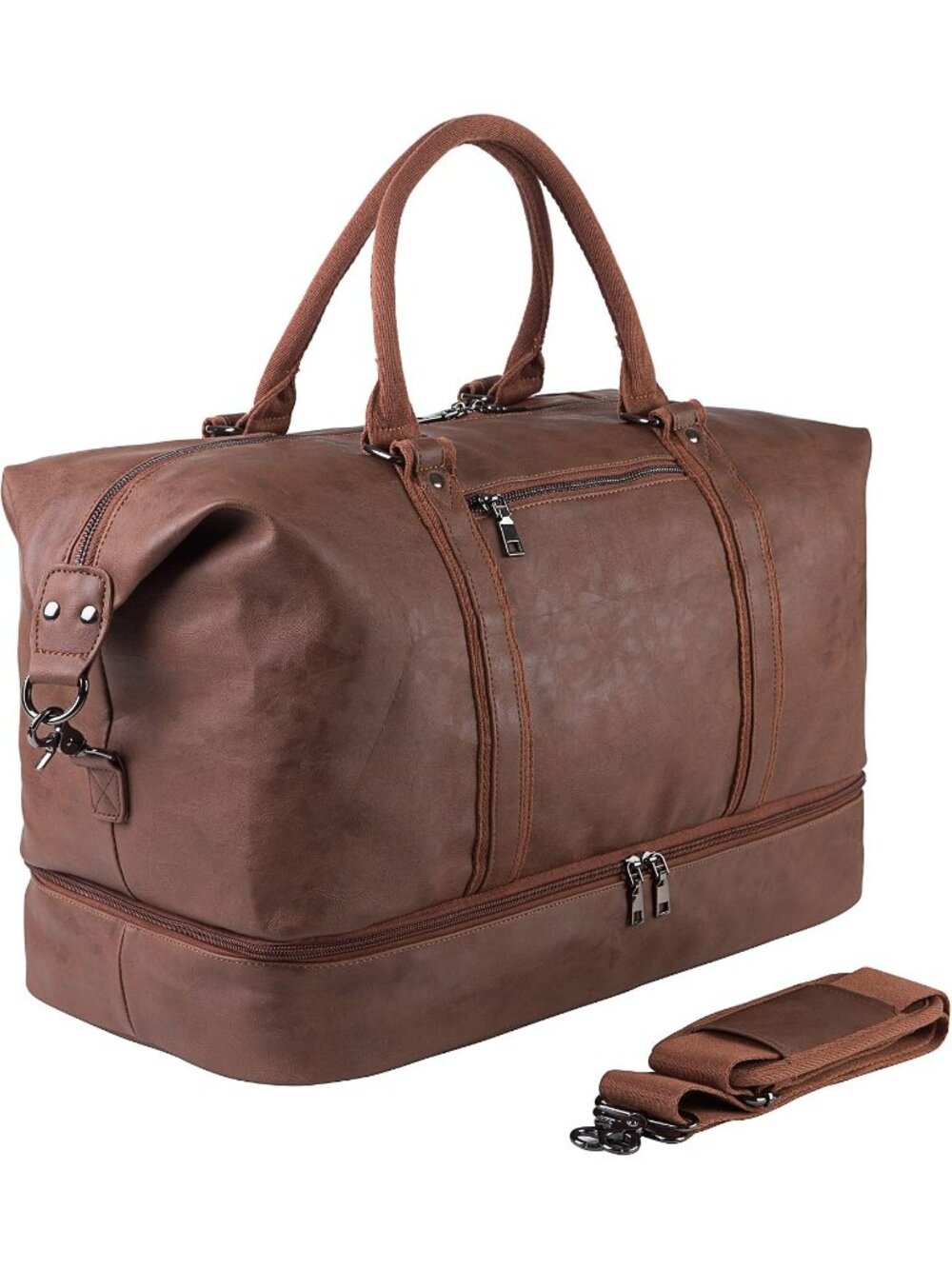 New Weekender Overnight Bag Carry On Bag Travel Bag with Shoe Pouch